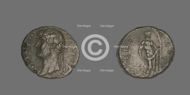 Tetradrachm (Coin) Portraying Emperor Hadrian, 117-138. Creator: Unknown.