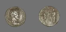 Tetradrachm (Coin) Portraying Emperor Hadrian, 131. Creator: Unknown
