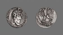 Tetradrachm (Coin) Portraying Emperor Otho, 69 CE, issued by the city of Antioch. Creator: Unknown