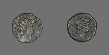 Tetradrachm (Coin) Portraying Emperor Nero, 65-66. Creator: Unknown
