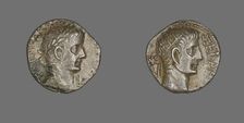 Tetradrachm (Coin) Portraying Emperor Tiberius, 14-37 CE. Creator: Unknown