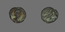 Tetradrachm (Coin) Portraying Empress Salonina, 267-268. Creator: Unknown