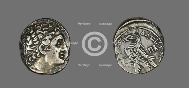 Tetradrachm (Coin) Portraying King Ptolemy of Cyprus, 65-64 BCE. Creator: Unknown.