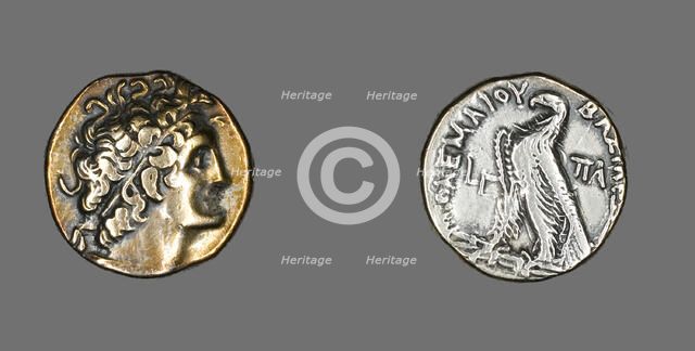 Tetradrachm (Coin) Portraying Ptolemy I, 176-175 BCE, Reign of Ptolemy VI (181-145 BCE). Creator: Unknown.