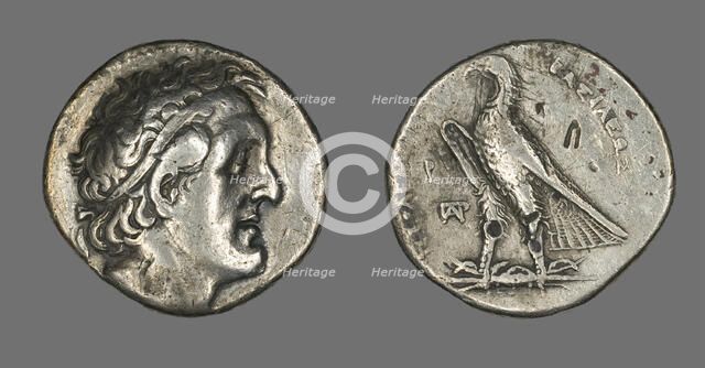 Tetradrachm (Coin) Portraying Ptolemy I Soter, 305-284 BCE and later. Creator: Unknown.