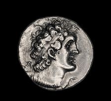 Tetradrachm (Coin) Portraying Ptolemy VIII Euergetes, 146-145 BCE, Reign of Ptolemy...(146-116 BCE). Creator: Unknown