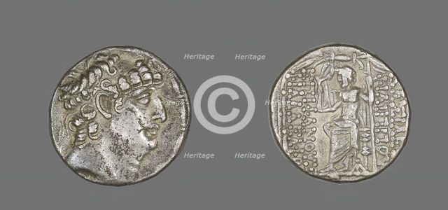 Tetradrachm (Coin) Portraying Philip Philadelphus, 92-83 BCE. Creator: Unknown.