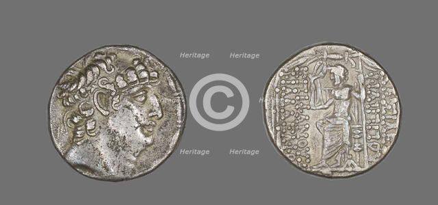 Tetradrachm (Coin) Portraying Philip Philadelphus, 92-83 BCE. Creator: Unknown.