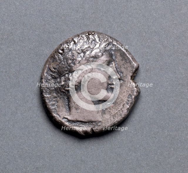 Tetradrachm: Apollo (obverse), 466-422 BC. Creator: Unknown.