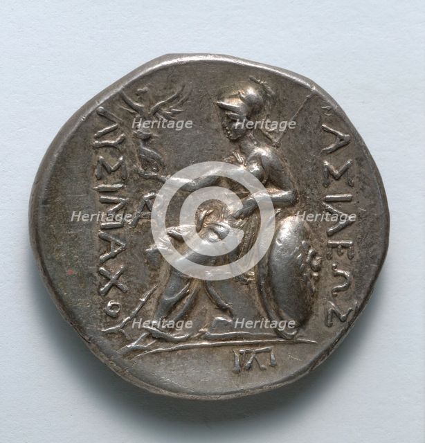 Tetradrachm: Athena (reverse), 323-281 BC. Creator: Unknown.