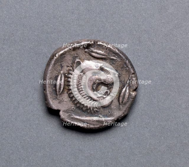 Tetradrachm: Lion (reverse), 466-422 BC. Creator: Unknown.