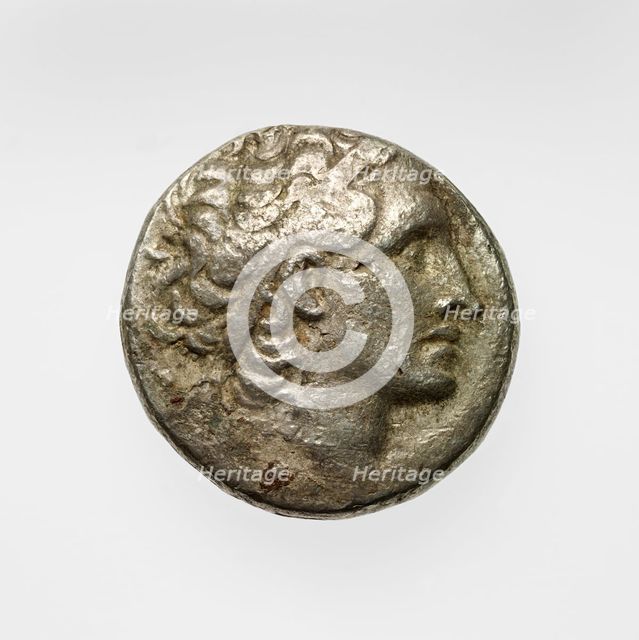 Tetradrachm with Ptolemy XIII (?), (1st century BC ?). Creator: Unknown.