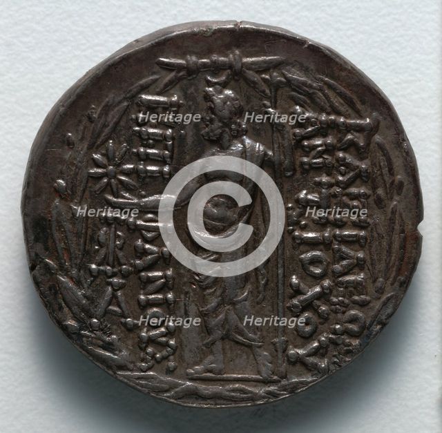 Tetradrachm: Zeus (reverse), 111-109 BC. Creator: Unknown.