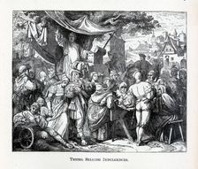 Tetzel Selling Indulgences, 1882. Artist: Anonymous