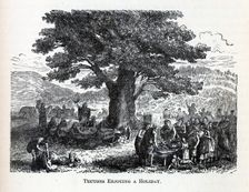 Teutons Enjoying A Holiday, 1882. Artist: Anonymous