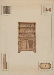 Tewer or Cupboard, c. 1938. Creator: Sarah F. Williams