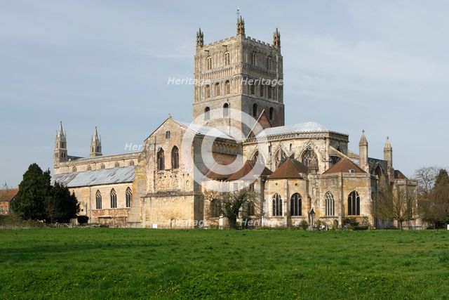 Tewkesbury Abbey, Gloucestershire, 2010. Creator: Peter Thompson.
