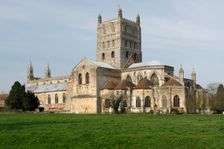 Tewkesbury Abbey, Gloucestershire, 2010. Creator: Peter Thompson