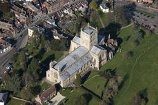 Tewkesbury Abbey, Gloucestershire. Artist: Damian Grady