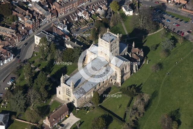Tewkesbury Abbey, Gloucestershire. Artist: Damian Grady.