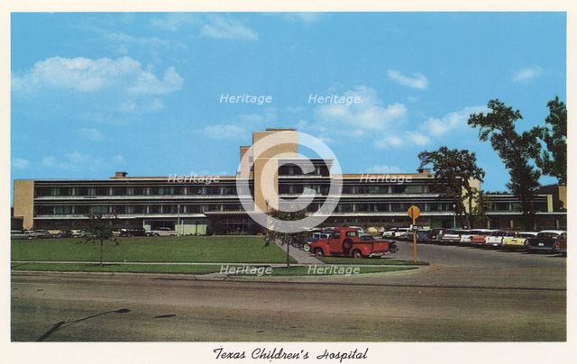 Texas Children's Hospital, Houston, Texas, USA, 1959. Artist: Unknown