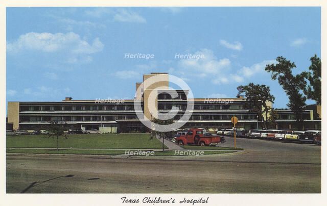 Texas Children's Hospital, Houston, Texas, USA, 1959. Artist: Unknown