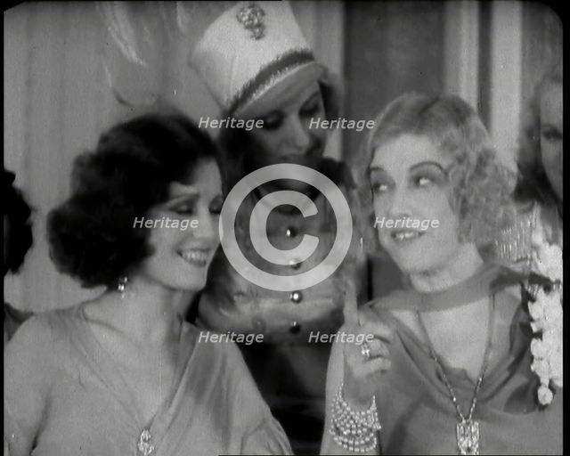 Texas Guinan Being Interviewed, 1930s. Creator: British Pathe Ltd.