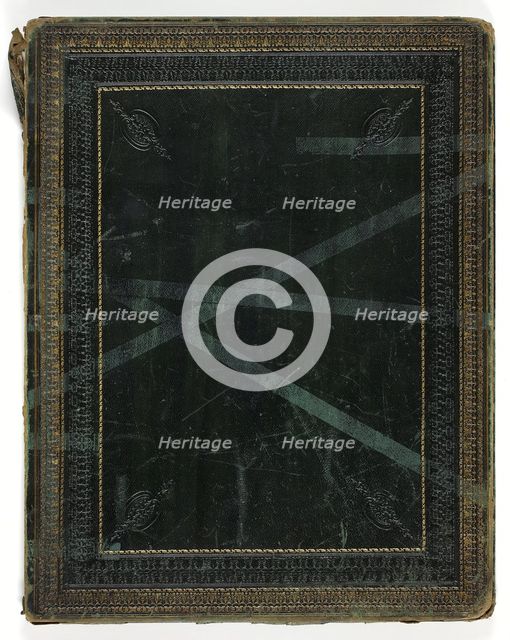 Text and cover, from Illustrations of the Bible, 1833-35. Creator: John Martin.