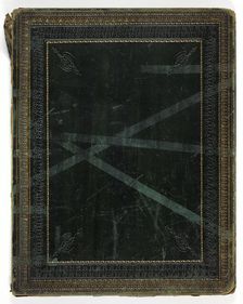 Text and cover, from Illustrations of the Bible, 1833-35. Creator: John Martin
