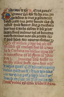 Text Page, about 1480-1490. Creator: Unknown