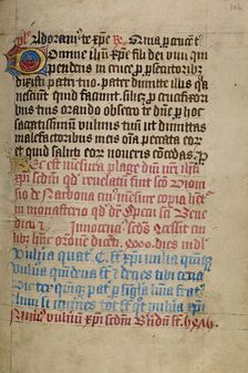 Text Page, about 1480-1490. Creator: Unknown