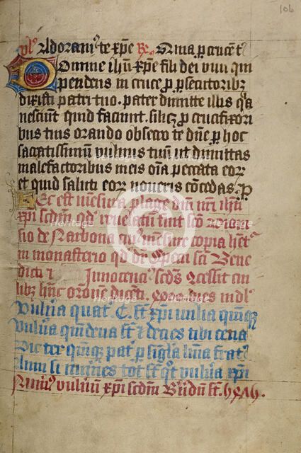 Text Page, about 1480-1490. Creator: Unknown.