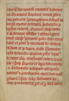 Text Page, about 1480-1490. Creator: Unknown