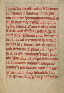 Text Page, about 1480-1490. Creator: Unknown