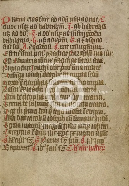 Text Page, about 1480-1490. Creator: Unknown.