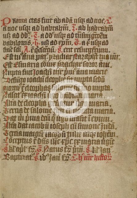 Text Page, about 1480-1490. Creator: Unknown.