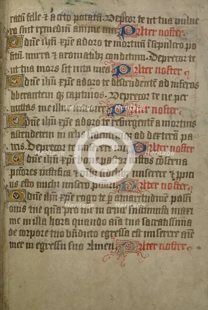 Text Page, about 1480-1490. Creator: Unknown.
