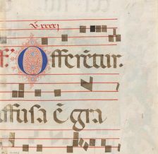 Text Page, about 1392-1402. Creator: Unknown