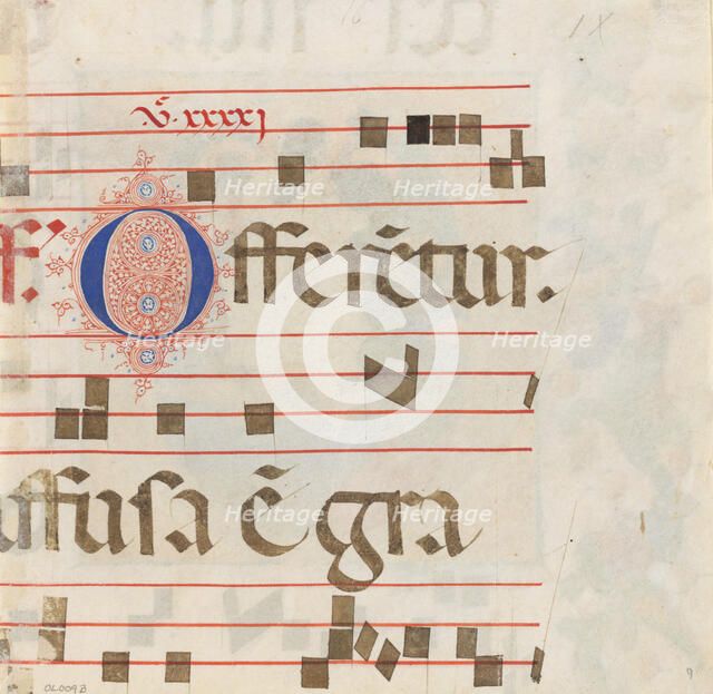 Text Page, about 1392-1402. Creator: Unknown.