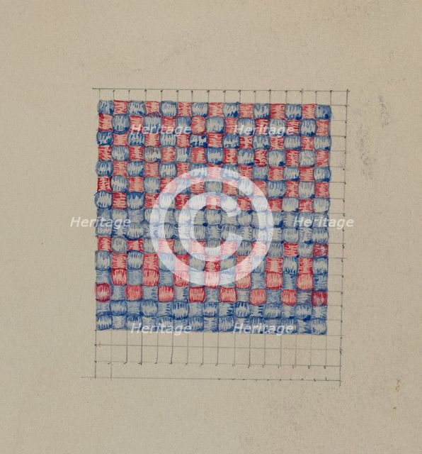 Textile, 1935/1942. Creator: Unknown.