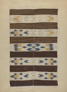 Textile, 1935/1942. Creator: Unknown