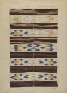 Textile, 1935/1942. Creator: Unknown