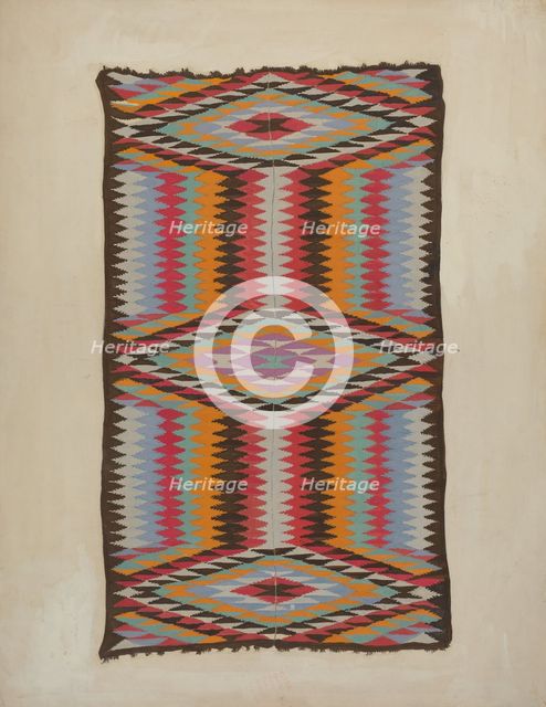 Textile, 1935/1942. Creator: Unknown.