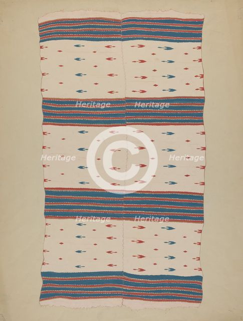 Textile, 1935/1942. Creator: Unknown.