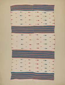Textile, 1935/1942. Creator: Unknown