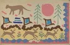 Textile, 1935/1942. Creator: Unknown