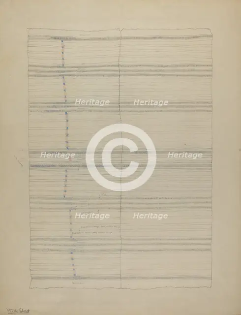 Textile, 1935/1942. Creator: Unknown.