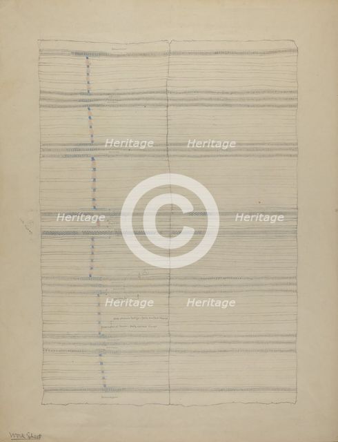 Textile, 1935/1942. Creator: Unknown.