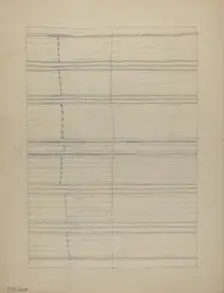Textile, 1935/1942. Creator: Unknown