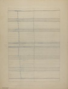 Textile, 1935/1942. Creator: Unknown